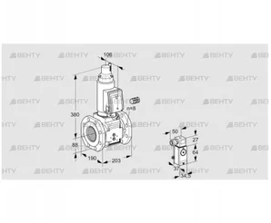 VAS780F05LWSR3B/1-/PM (88206972) Газовый клапан Kromschroder