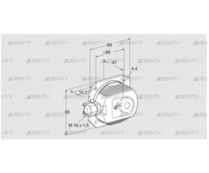 DL 8KG-3 (84444742) Датчик-реле давления воздуха Kromschroder