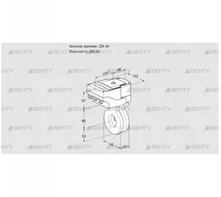 IBG40/25Z05/20-30W3TR10 (88300661) Дроссельная заслонка Kromschroder