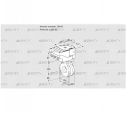 IBG65/50W05/20-60Q3E (88302273) Дроссельная заслонка Kromschroder