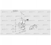 VAD125R/NW-100A (88005106) Газовый клапан с регулятором давления Kromschroder