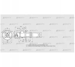 BIC 50RG-0/35-(40)D (84030113) Газовая горелка Kromschroder