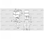 IDR200Z03D100AS/50-60W30E (88303124) Дроссельная заслонка Kromschroder
