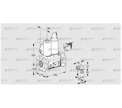 VCS8100F05NLWLE/PP4P/PPEP (88207687) Сдвоенный газовый клапан Kromschroder