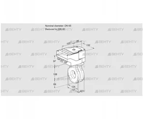 IBG65/40W05/20-30Q3E (88302402) Дроссельная заслонка Kromschroder