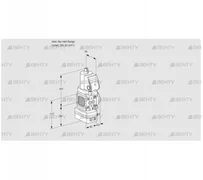 VAD1T-/20N/NKGR-50A (88015711) Газовый клапан с регулятором давления Kromschroder