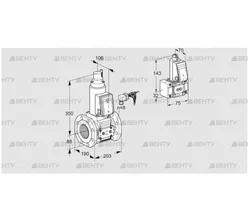 VAS780F05LWE/PP/B- (88206956) Газовый клапан Kromschroder