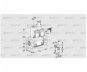 VCS780F05NLWRB/PPPP/3-P4 (88205148) Сдвоенный газовый клапан Kromschroder