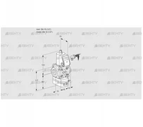 VAD115R/NQ-25B (88030277) Газовый клапан с регулятором давления Kromschroder