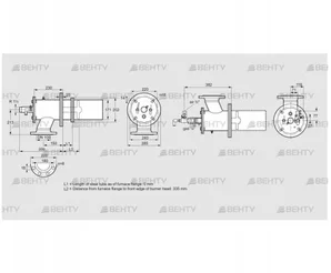 ZIC 165RBL-0/335-(20)D (84246620) Газовая горелка Kromschroder