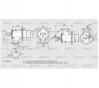 ZIO 200HBL-200/135-(23)D (84277074) Газовая горелка Kromschroder