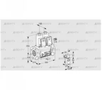 VCS8100F05NNWR3E/MPEM/P4PP (88207683) Сдвоенный газовый клапан Kromschroder