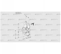 VAD125R/NW-100A (88034506) Газовый клапан с регулятором давления Kromschroder