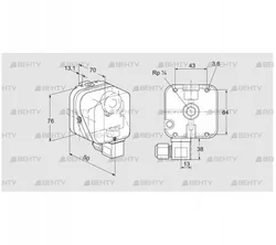 DG 500BG-6 (84447471) Датчик-реле давления газа Kromschroder