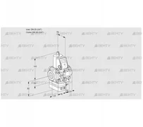 VAH1E20R/20R05HEVWR/PP/PP (88101146) Клапан с регулятором расхода Kromschroder