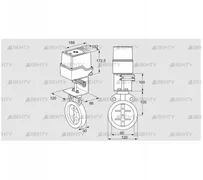 IDR80Z03A100AS/50-30W20E (88302974) Дроссельная заслонка Kromschroder