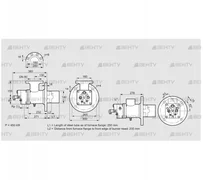 BIO 140KB-250/235-(66E)EZ (84199369) Газовая горелка Kromschroder