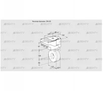 IBG65Z05/20-60W3E (88303182) Дроссельная заслонка Kromschroder