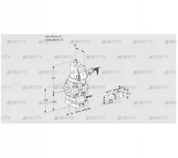 VAG350R/NWGRAE (88031525) Газовый клапан с регулятором соотношения Kromschroder