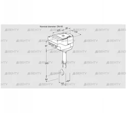 IBH65W01A/20-15Q3TR10 (88302648) Дроссельная заслонка Kromschroder