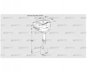 IBH65W01A/20-15Q3TR10 (88302648) Дроссельная заслонка Kromschroder