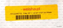 Газовый фильтр Weishaupt 15122340150