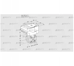 IFC1T25/25N05-15PPPP/40A2A-I (88303758) Регулирующий клапан с сервоприводом Kromschroder