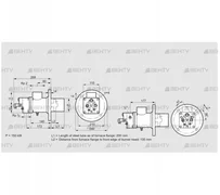 BIO 80HM-200/135-(35E)F (84199345) Газовая горелка Kromschroder