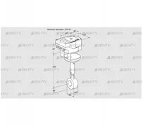 IBHR40Z01A/40A2A (88303528) Дроссельная заслонка Kromschroder