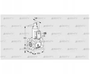 VAS780F05LW3B/MM/PP (88203192) Газовый клапан Kromschroder