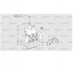 VCS2E40F/40F05LNWL/PPMM/-3PP (88107610) Сдвоенный газовый клапан Kromschroder