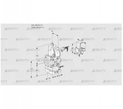 VAG125R/NWAE (88012603) Газовый клапан с регулятором соотношения Kromschroder