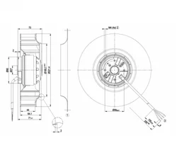 Центробежный вентилятор ebmpapst R2E220AB0684