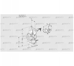 VAG125R/NWAE (88006610) Газовый клапан с регулятором соотношения Kromschroder