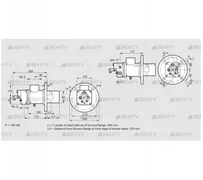 BIO 80HML-300/235-(38)F (84021632) Газовая горелка Kromschroder