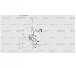 VAH3-/50F/NWAE (88032570) Клапан с регулятором расхода Kromschroder