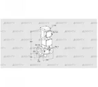 VK 100F40W6HG93D (85315406) Газовый клапан с приводом Kromschroder