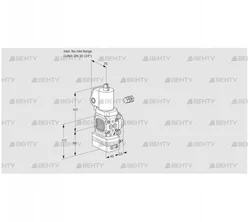 VAD1-/20R/NYGL-50A (88027486) Газовый клапан с регулятором давления Kromschroder