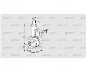 VAS780F05LWGRB/PP/PP (88205099) Газовый клапан Kromschroder