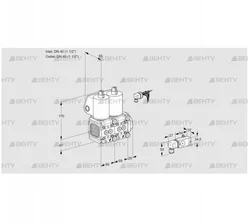 VCS2E40R/40R05FNNWL/PPPP/2-PP (88104324) Сдвоенный газовый клапан Kromschroder