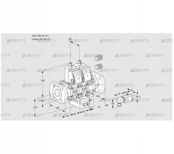 VCH3E50F/50F05NHEVWR3/-3PP/PPPP (88106341) Клапан с регулятором расхода Kromschroder