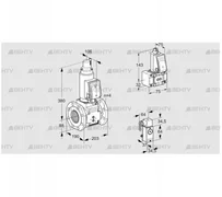 VAS7T80A05LQSRE/3P/B- (88205129) Газовый клапан Kromschroder