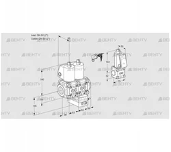 VCG3E50R/50R05NGEWL/PPZS/PPPP (88102773) Клапан с регулятором соотношения Kromschroder